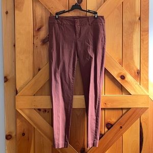 Kut from the Kloth, size 6 trouser skinny.  Russet Brown.